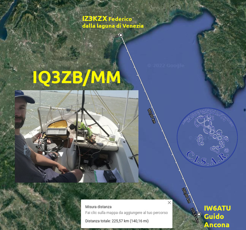 IQ3ZB/MM  Come fare il contest ATV  in barca dalla laguna di Venezia